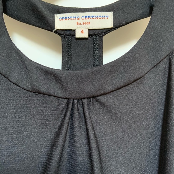 Opening ceremony halter T-backed lotus dress - Picture 4 of 6